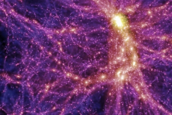 Gesimuleerde Visualisatie van Dark Matter